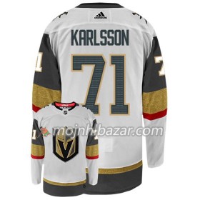 Dresovi Vegas Golden Knights WILLIAM KARLSSON 71 Adidas Bijela Authentic - Muške